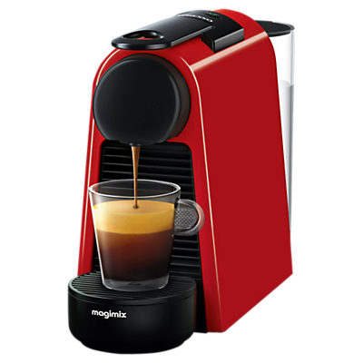 Nespresso Essenza Mini Coffee Machine by Magimix Red Nespresso Essenza Mini Coffee Machine by Magimix Red